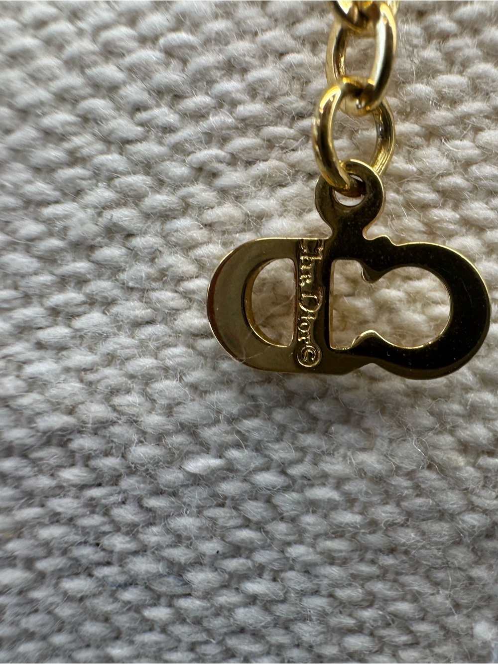 Christian Dior Vintage Gold Plated Crystal Necklace - Picture 4 of 5